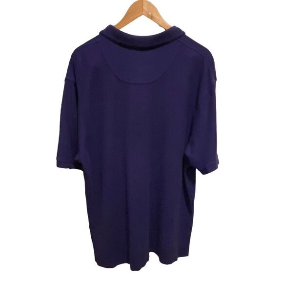 Club Room Short Sleeve Polo Shirt Mens XL Purple Casual AL0059 - Picture 2 of 7